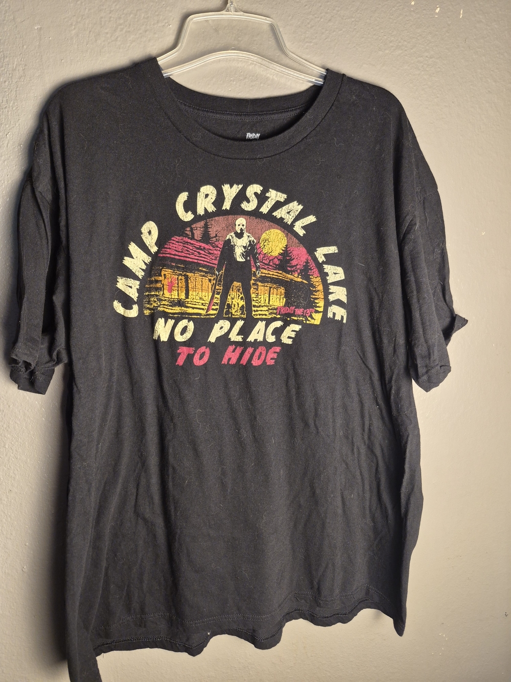 Camp Crystal Lake Graphic Tee - Black